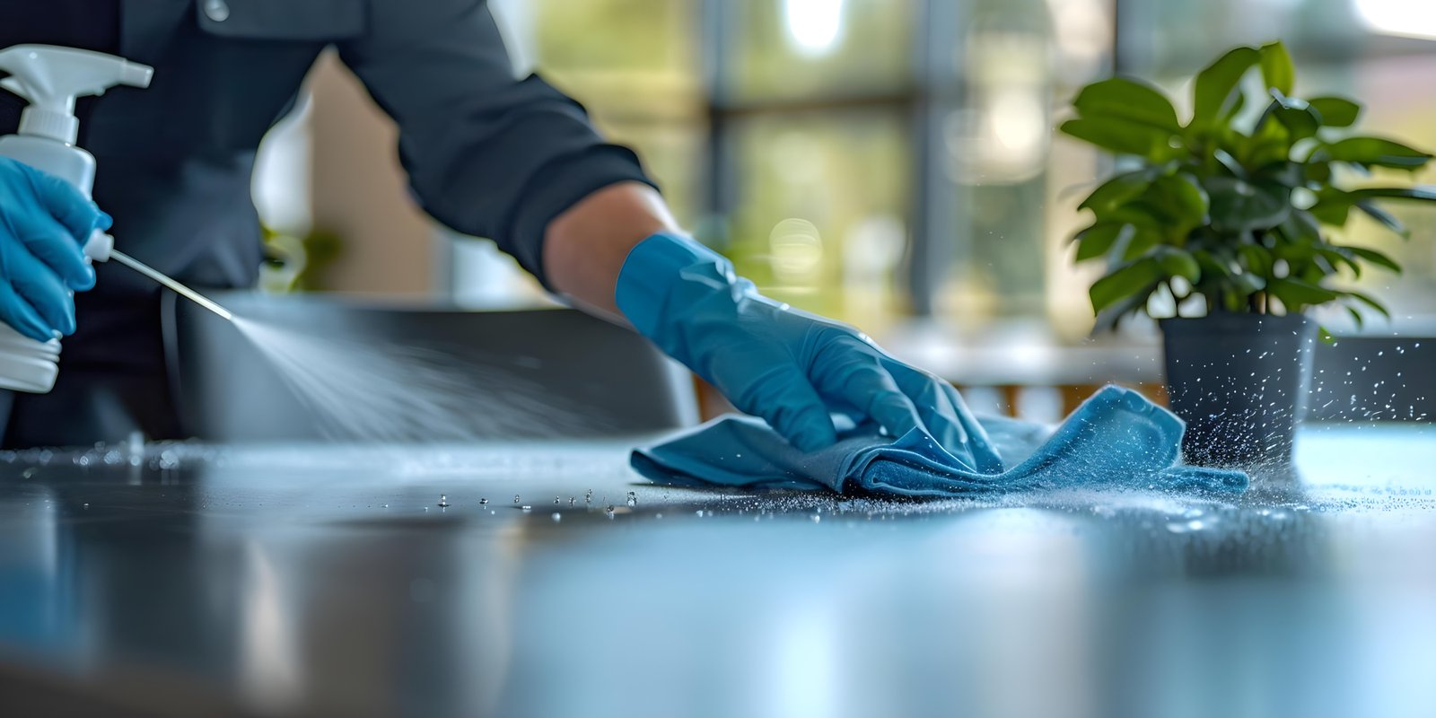 Cleanora professional deep cleaning company sanitizing a residential property
