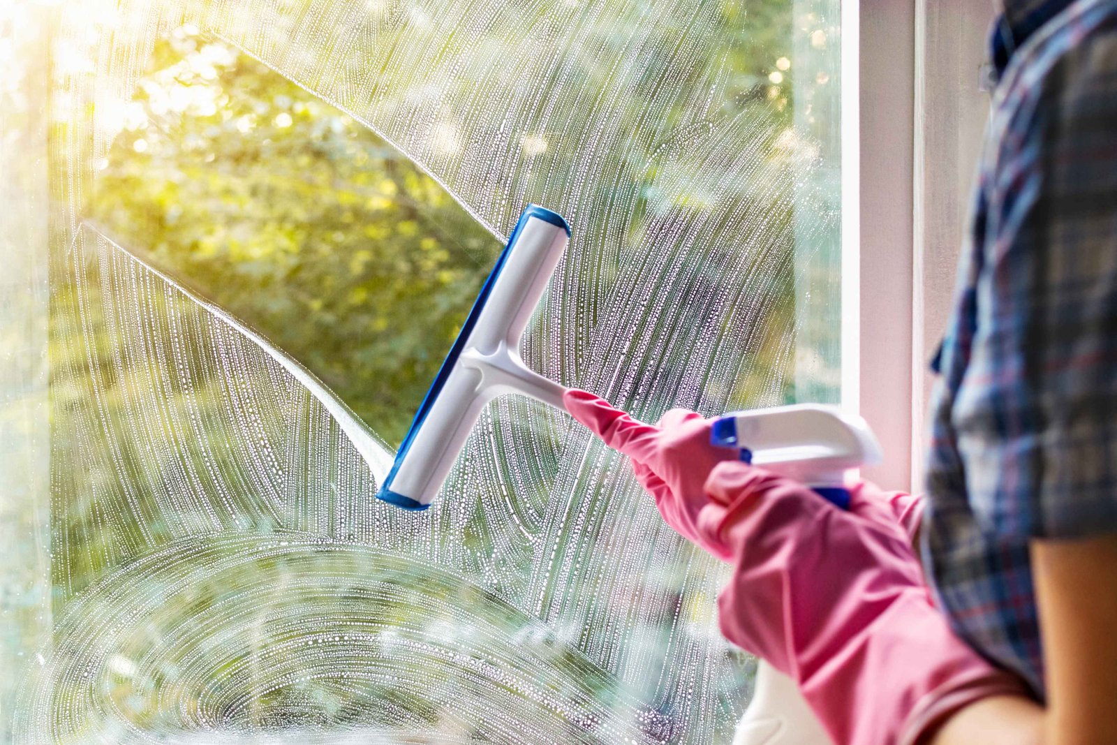 Streak Free Exterior Window Cleaning